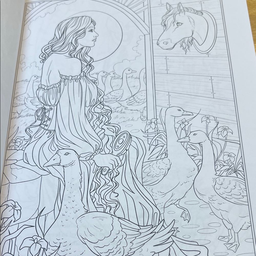 #0932+ Fairy Tales Coloring Book by Selina Fenech - Picture 10 of 16